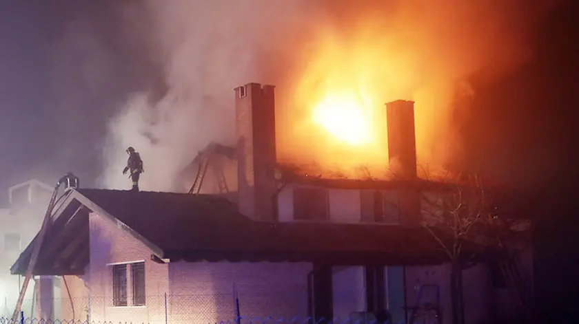 MARIAN - FOTOPIRAN - CADONEGHE- INCENDIO ABITAZIONE