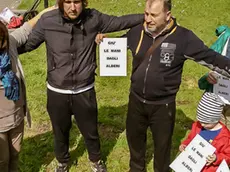 Este (PD), 7 Aprile 2018 Sit-in contro la potatura alberi in viale Fiume.