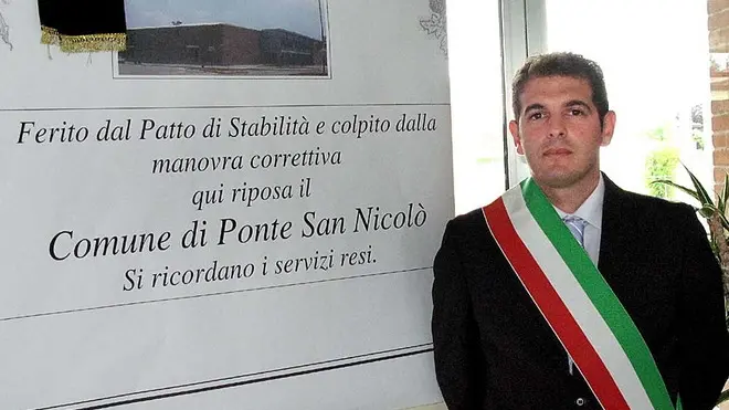 BELLUCO PROTESTA COMUNE PONTE SAN NICOLO' BELLUCO