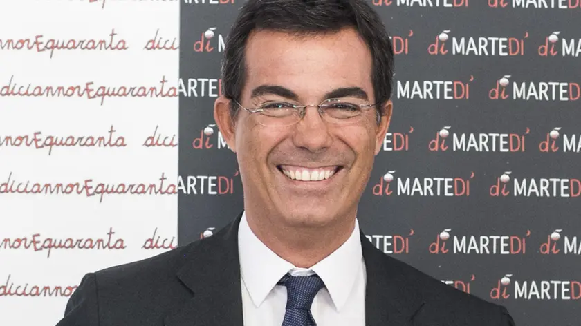 02/09/2014 Roma, conferenza stampa di presentazione dei nuovi programmi di Giovanni Floris, DiciannoveEquaranta e Di Martedi'
