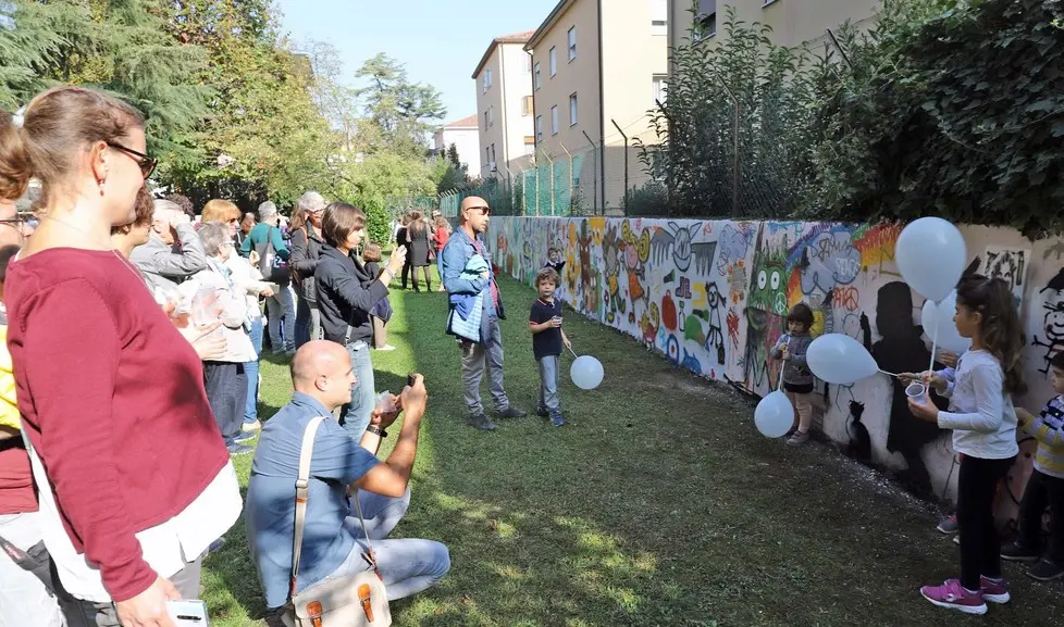 MARIAN - AGENZIA BIANCHI - PADOVA - INAUGURAZIONE MURALE ARCELLA