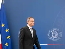 This handout picture provided by the Chigi Palace Press Office shows Italian Prime Minister Mario Draghi holding a press conference at the end of the Cabinet meeting, in Rome, Italy, 30 June 2022. ANSA/ CHIGI PALACE PRESS OFFICE/ FILIPPO ATTILI +++ ANSA PROVIDES ACCESS TO THIS HANDOUT PHOTO TO BE USED SOLELY TO ILLUSTRATE NEWS REPORTING OR COMMENTARY ON THE FACTS OR EVENTS DEPICTED IN THIS IMAGE; NO ARCHIVING; NO LICENSING +++
