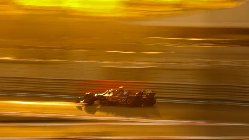 epa11768363 Scuderia Ferrari driver Arthur Leclerc of Monaco during the Formula One post-season test session at the Yas Marina Circuit racetrack in Abu Dhabi, United Arab Emirates, 10 December 2024. EPA/ALI HAIDER