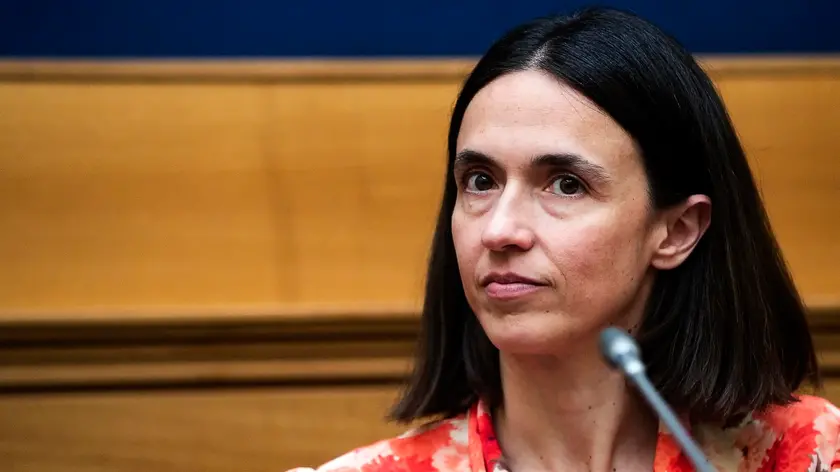 Benedetta Petruzzo, Ceo Miu Miu, Gruppo Prada, durante la conferenza stampa: Lavoro e carriere femminili nella moda. Uno sguardo in prospettiva. presso la sala stampa della Camera dei Deputati, Roma, 02 luglio 2024. ANSA/ANGELO CARCONI