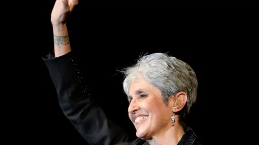 10/03/2014 Roma. Auditorium, Parco della Musica. Nella foto Joan Baez in concerto