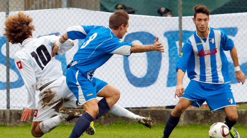Bolognini Trebaseleghe calcio Ambrosiana Trebaseleghe contro Treviso Alex Mancon