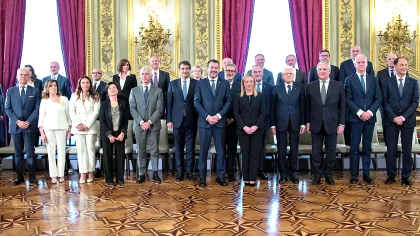 Il giuramento del Consiglio dei ministri