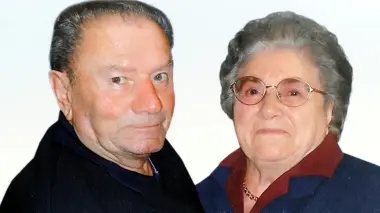 ANTONIO E SANTINA. I fratelli Bozzolan uccisi dal monossido. A destra: il funerale celebrato ieri a Urbana