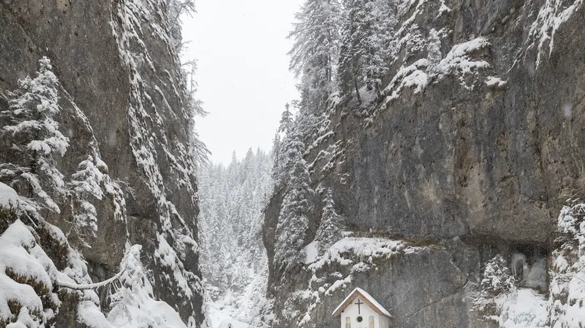 I Serrai di Sottoguda in una foto di qualche giorno fa