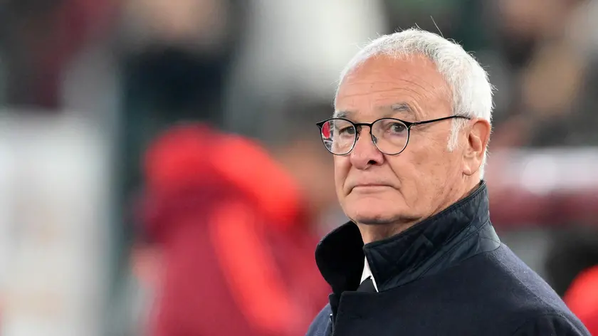 Roma's coach Claudio Ranieri during the Italian Serie A soccer match AS Roma vs Atalanta BC at Olimpico stadium in Rome, Italy, 02 December 2024. ANSA/ALESSANDRO DI MEO