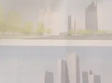 Un rendering dei nuovi grattacieli a San Lazzaro
