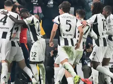 juventus' Kenan yldiz jubilates after scoring the gol (2-0) during the italian Serie A soccer match Juventus FC vs Torino FC at the Allianz Stadium in Turin, Italy, 9 november 2024 ANSA/ALESSANDRO DI MARCO