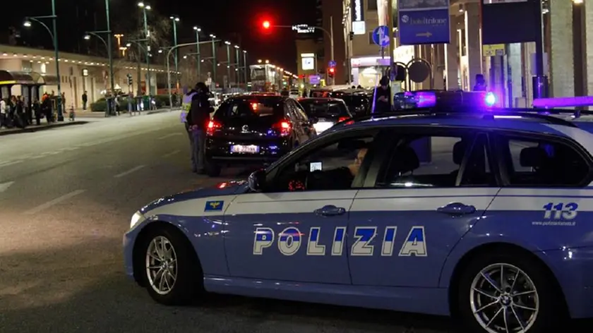 Polizia alla stazione di Mestre