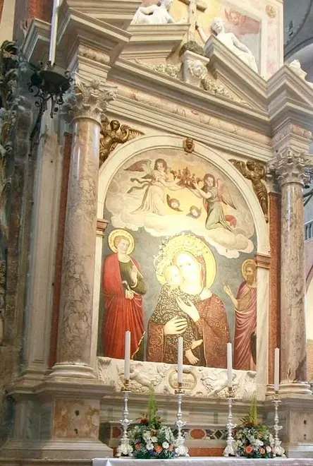 SALMASO - MADONNA RESTAURATA AL SANTO