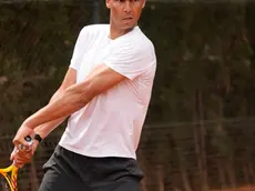 epa11279815 Spanish tennis player Rafael Nadal attends a training session at the Reial Club de Tennis Barcelona 1899 complex to prepare for his participation in the Barcelona Open tennis tournament in Barcelona, Spain, 15 April 2024. The Barcelona Open run from 15 to 21 April. EPA/Enric Fontcuberta
