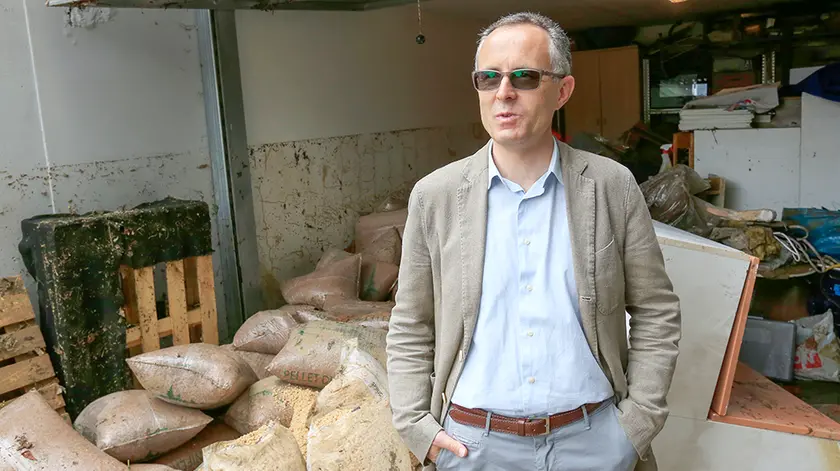 DeMarchi Asolo sindaco Mauro Migliorini sul posto allagamenti