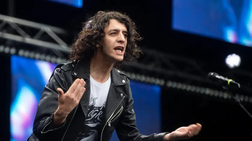 Motta durante il concerto del Primo Maggio di Cgil, Cisl e Uil per la Festa dei Lavoratori, al Circo Massimo, Roma, 01 maggio 2024. ANSA/ANGELO CARCONI