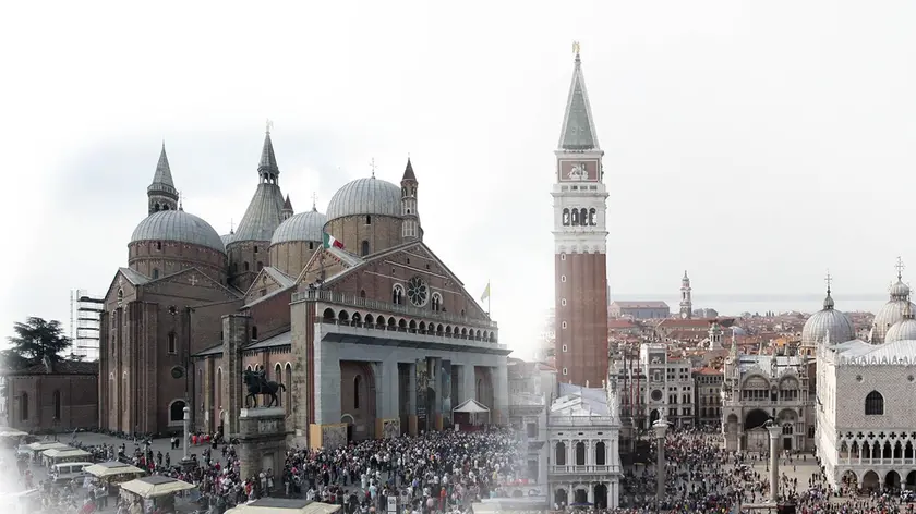 SALMASO - FOTOMONTAGGIO PADOVA VENEZIA