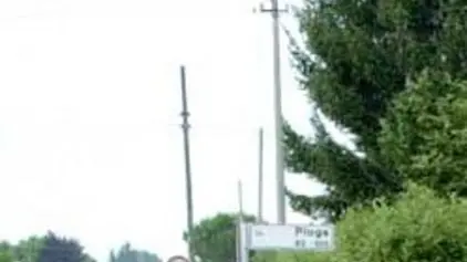 Via Pioga 90 Campodarsego luogo incidente stradale 28.6.01 Pletto foto PIRAN