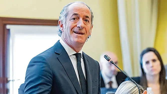 Il presidente Luca Zaia