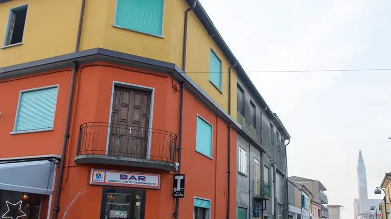Castelbaldo (PD), 04.01.2017 Bomba carta contro abitazione in Via Garibaldi. Nella foto: Via Garibaldi