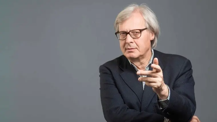 Il critico d'arte Vittorio Sgarbi