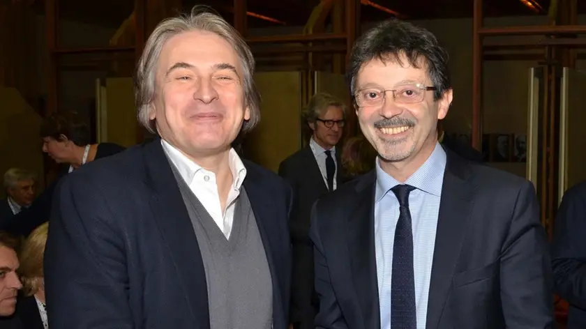 Interpress/Mazzega Venezia, 03.12.2016.- Cà Foscari, Forward Edizione 2016, l'evento degli alunni di Cà Foscati.- Nella foto il Dir.Gen. Rai Antonio Campo Dall'Orto con il Rettore Michele Bugliesi