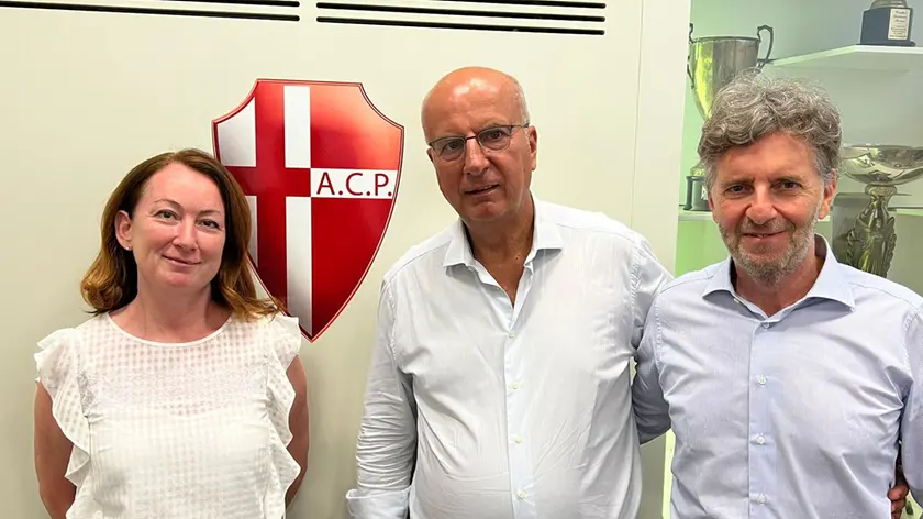 Gianni Potti al centro fra Peghin e Bianchi