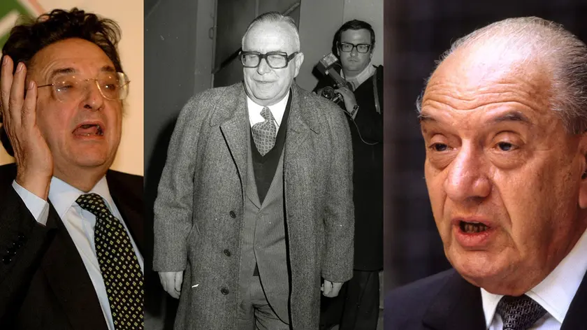 Da sinistra De Michelis, Rumor e Visentini