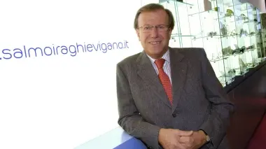 DINO TABACCHI Il patron della Salmoiraghi sta uscendo dall’indagine della Finanza Sopra, uno yacht a Venezia