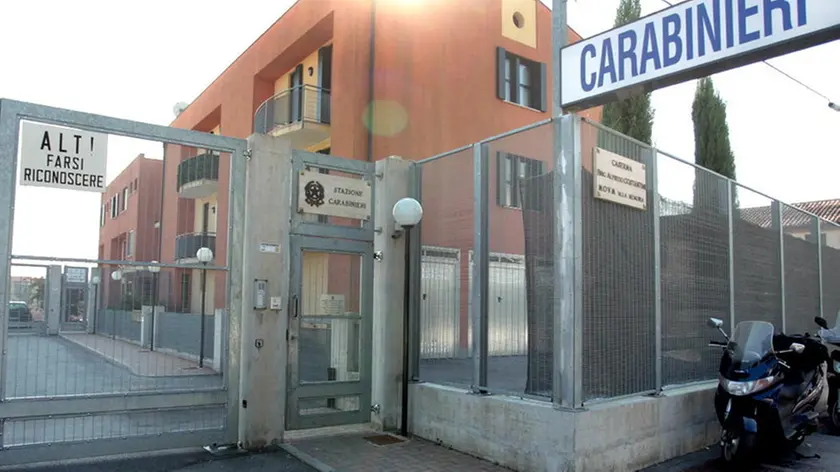 BELLUCO..CASARMA CARABINIERI DI MONTEGROTTO BELLUCO.