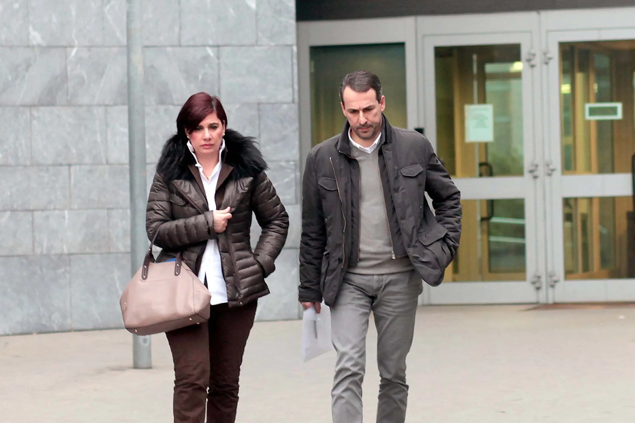 Franco Birolo all'uscita dal Tribunale di Padova