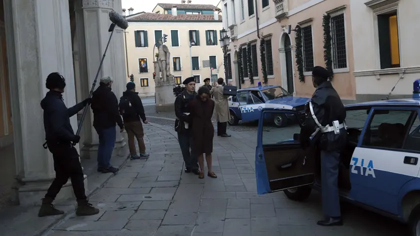 Il set al Verdi di Padova per il film su Dozier