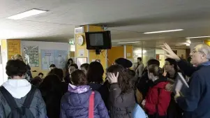 OCCUPATO. L’istituto Scalcerle