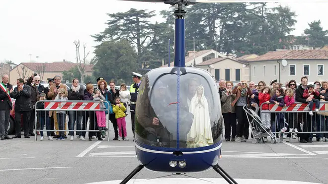 BELLUCO ARRIVO MADONNINA DI LOURDES A CITTADELLA