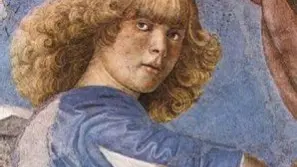 Melozzo da Forlì (1438-1494) «Angelo musicante» Roma Pinacoteca Vaticana