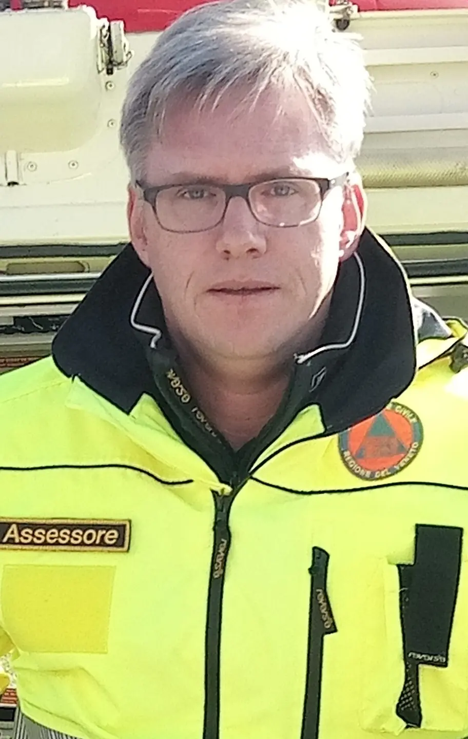 L'assessore Gianpaolo Bottacin, delegato alla Protezione civile