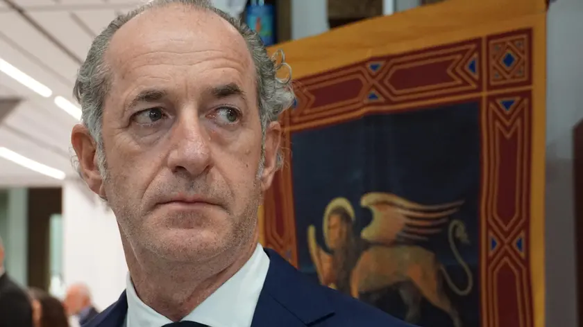 Il presidente della Regione Veneto, Luca Zaia