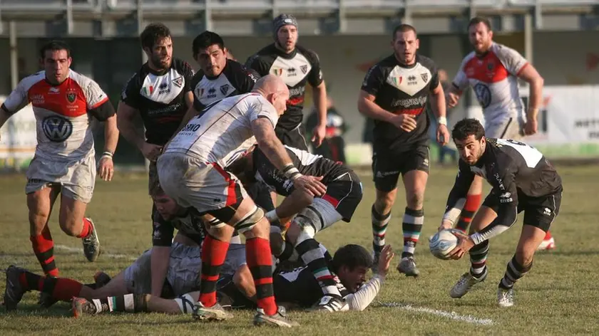 BARSOTTI - RUGBY AMLIN CHALLANGE CUP PETRARCA VS TOULON