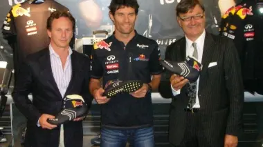 Mario Moretti Polegato con Max Weber e Chritian Horner