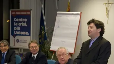 UPA AL VOTO. Da sinistra Gianluigi Tecchio (saggio) e Roberto Boschetto