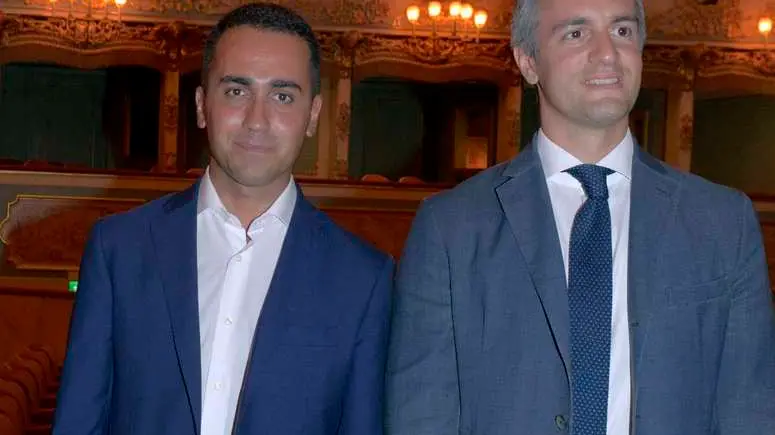 Fondazione Teatro La Fenice Sovr. Cristiano Chiarot Vice presidente della camera LUIGI DI MAIO Consigliere Regionale JACOPO BERTI.Photo ©Michele Crosera