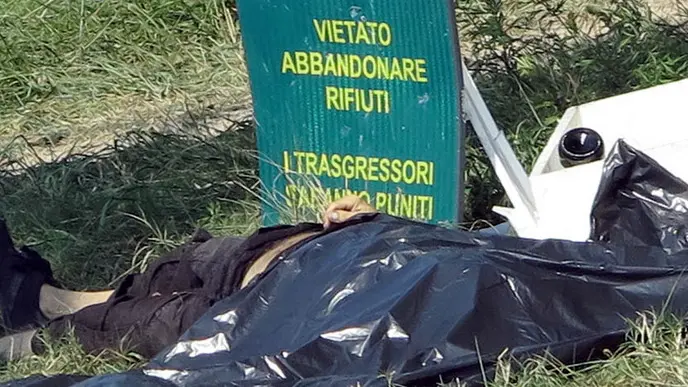 POLETTO - FOTO PIRAN - FONTANIVA - RITROVAMENTO CADAVERE LAGO DI CAMAZZOLE