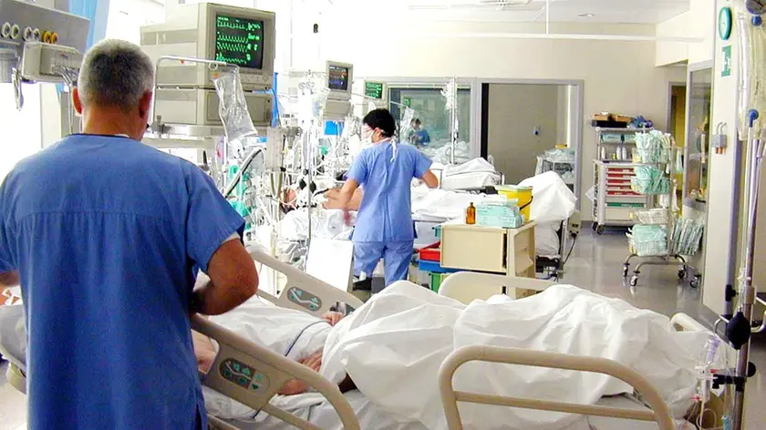 Infermieri in servizio al Policlinico universitario di Padova
