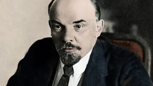 Moscow, Russia --- Vladimir Ilich Lenin Moscow 1918 --- Image by © Leemage/Corbis