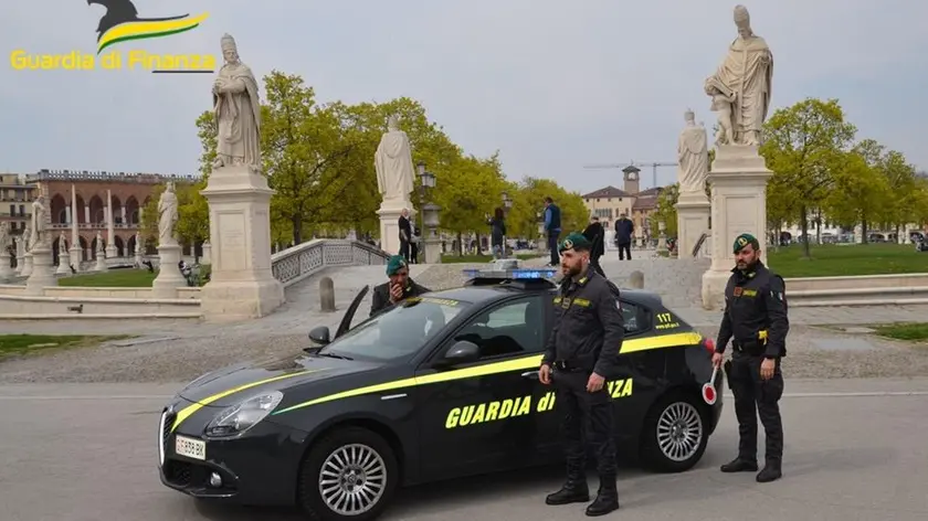 La guardia di finanza di Padova