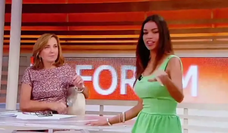 Sandra Gomez con Barbara Palombelli