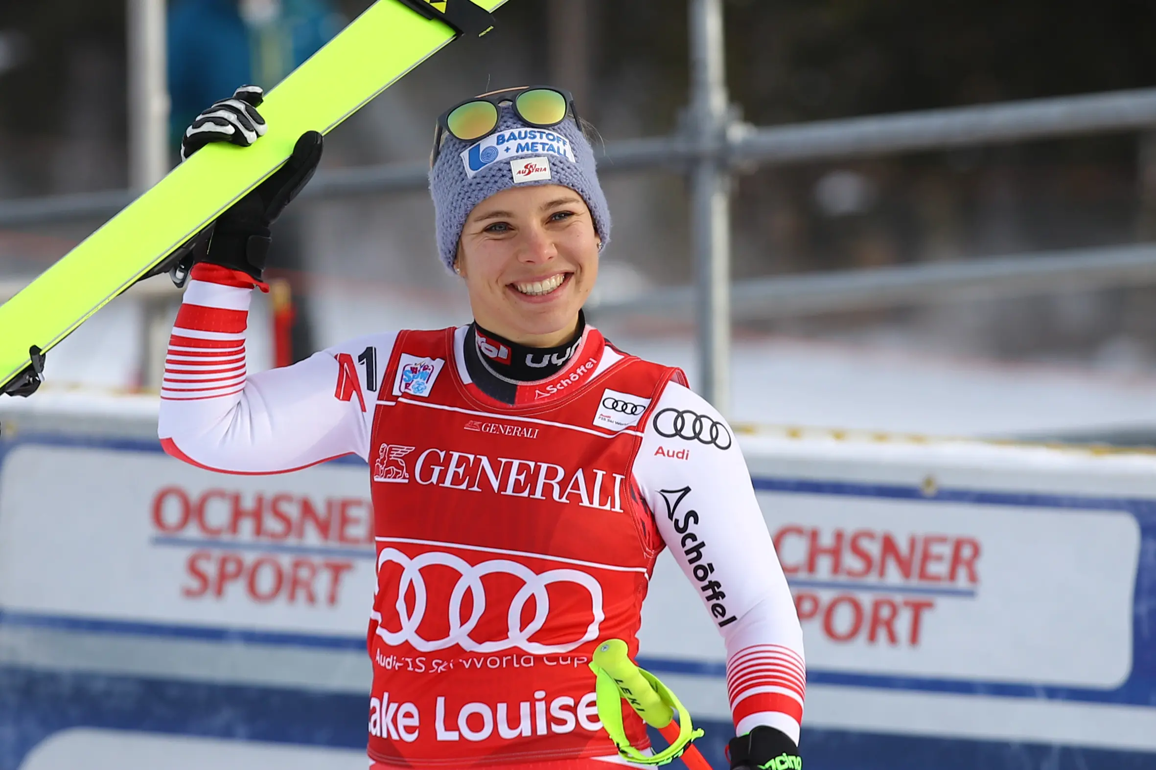 Ski world Cup 2018-2019. Nicole Schmidhofer (AUT). Lake Louise (CAN), 01, Dicembre 2018. Photo: Marco Trovati /Pentaphoto