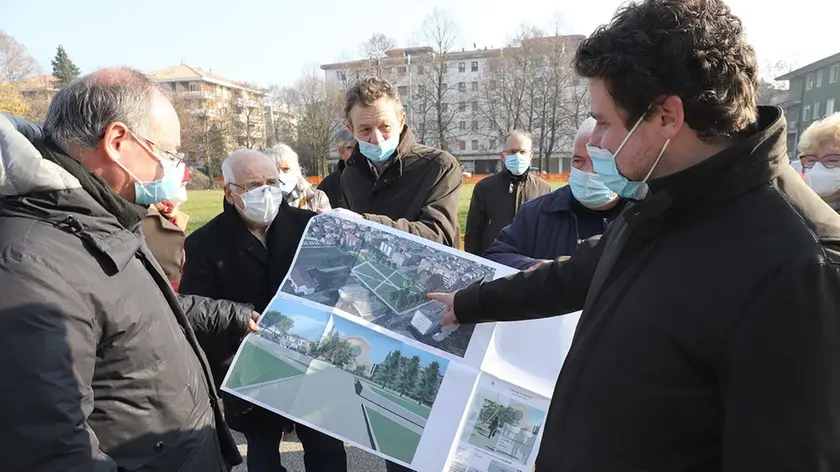 TOME' - AGENZIA BIANCHI - PADOVA - INAUGURAZIONE LAVORI VIA DAL PIAZ. VICESINDACO ANDREA MICALIZI