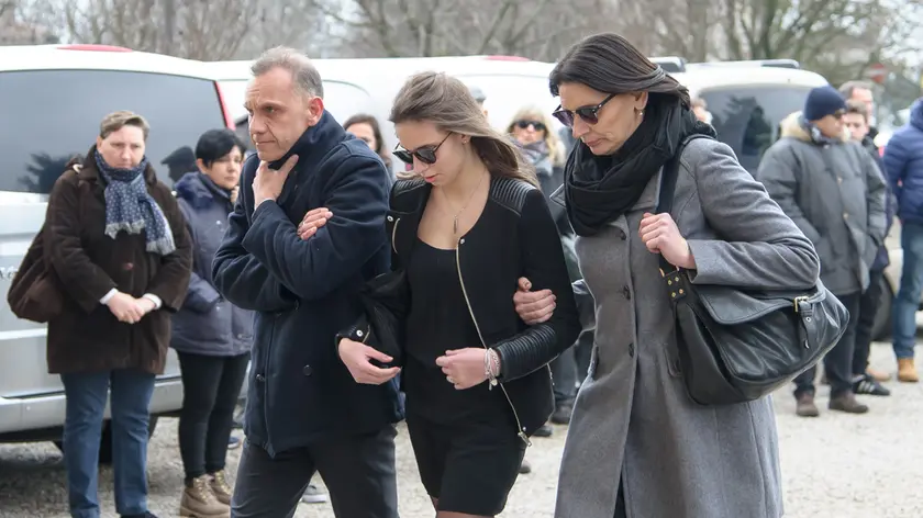 I genitori e la sorella di Tommaso Stefani (foto Zangirolami)